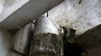 Urban abstract geometry forms copy space