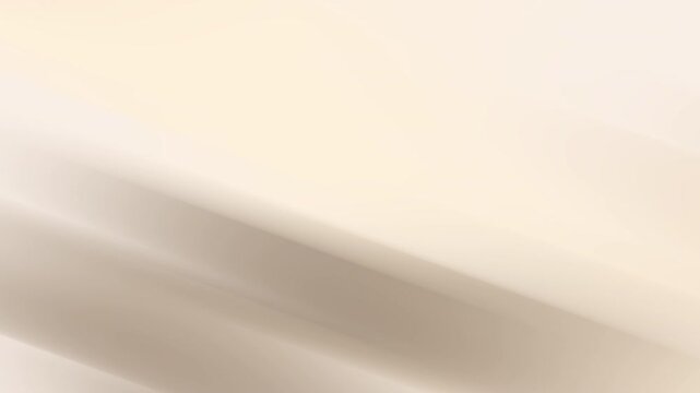 Smooth beige cream abstract background with soft diagonal motion, perfect for luxury branding, elegant presentations, product displays, or clean minimalist visuals.