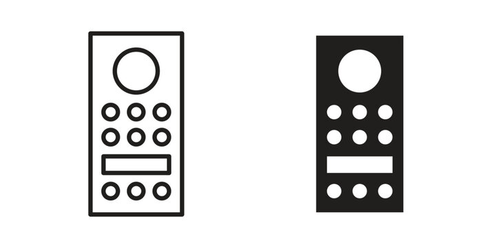 Intercom icon symbol shape. vector symbols.