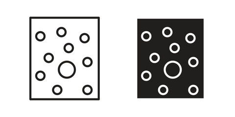 Hard Water icon symbol shape. vector symbols.
