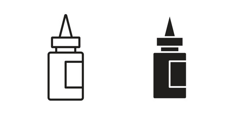Glue icon symbol shape. vector symbols.