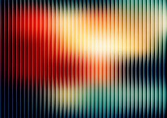 Abstract fluted glass effect background design 