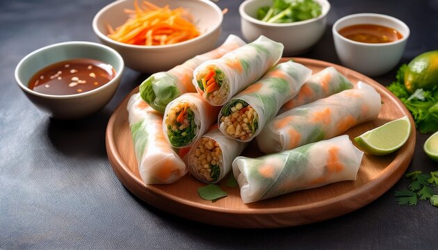 best spring rolls recipe how to make delicious homemade spring rolls with fresh ingredients and sauce