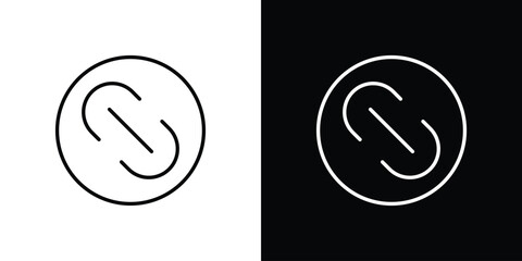 Link icon Editable stroke vector pack, suitable for web designs.