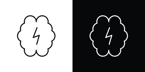Brainstorm icon Editable stroke vector pack, suitable for web designs.