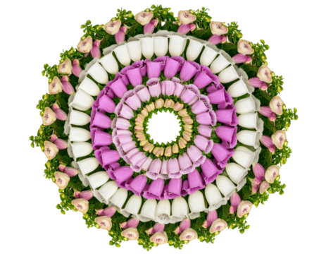 Single Purple Foxglove Flower Spike with Detailed Bell Blooms, Transparent PNG" - Powered by Adobe