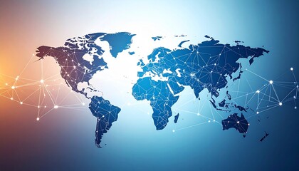 Soft-focus background of skyscrapers with layered transparent stock market graphs and currency symbols"