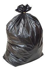 Full Black Garbage Bag
