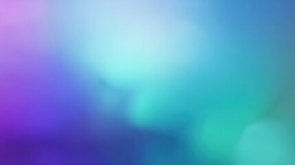 Blue and green gradient background with blurred effect, minimalist design featuring light blue and purple hues, simple abstract backdrop