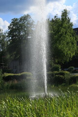 Springbrunnen im Stadtpark von Bad Herrenalb