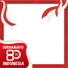 Indonesian independence twibbon