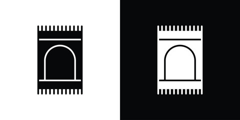 Rugs icon concept. silhouette icon.