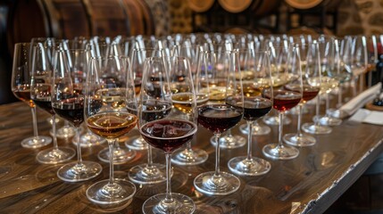 Curated Wine Selection Display