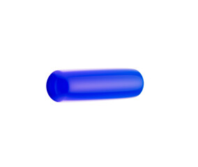 3D Glossy minus symbol with a gradient of blue color, featuring a modern look. 3d illustration