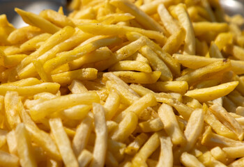 A pile of french fries