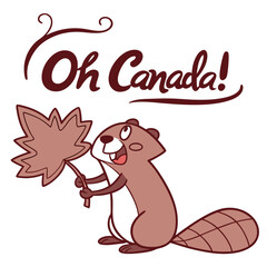 Oh Canadian illustration