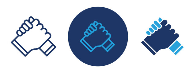 set of pixel perfect colored Support icon , 1 Silhouette, 1 Unexpanded, Two hands holding or helping each other, indicating assistance and support.