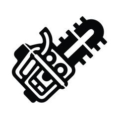 Saw, oscillating saw icon