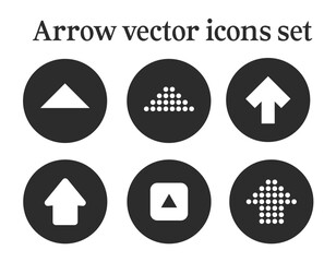 Arrow vector icon set collection