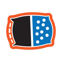 comfort, relax, pillow icon