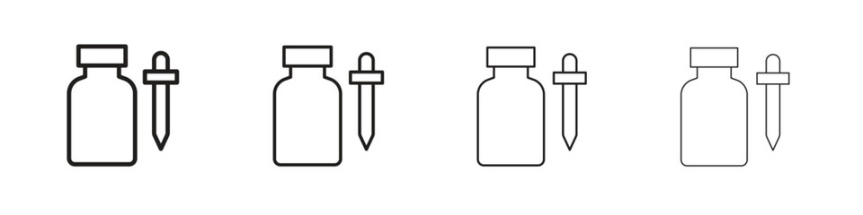 Obraz premium Serum icon vector illustration. EPS 10 editable vector.