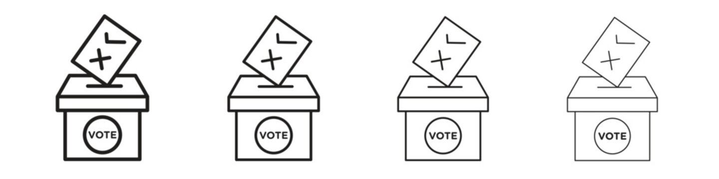 Referendum icon vector illustration. EPS 10 editable vector.