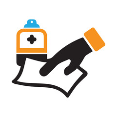 rag, clean, hand, housework, rag icon