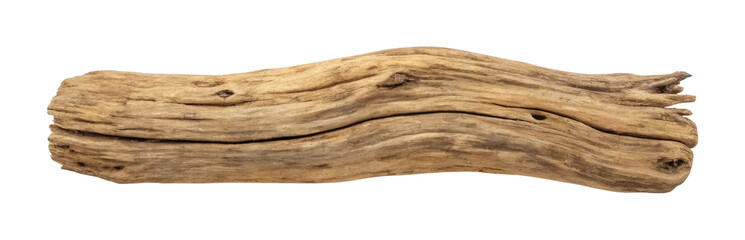 Detailed close-up of natural driftwood piece with unique texture
