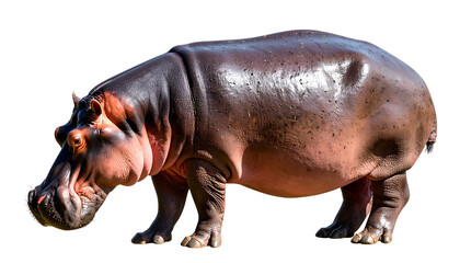 hippopotamus animal png large river mammal png African hippo png wild hippo image png semi-aquatic animal png herbivore hippo png zoo animal png transparent background