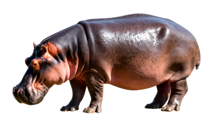 hippopotamus animal png large river mammal png African hippo png wild hippo image png semi-aquatic animal png herbivore hippo png zoo animal png transparent background