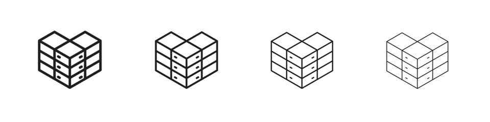 Obraz premium Data center icon vector illustration. EPS 10 editable vector.