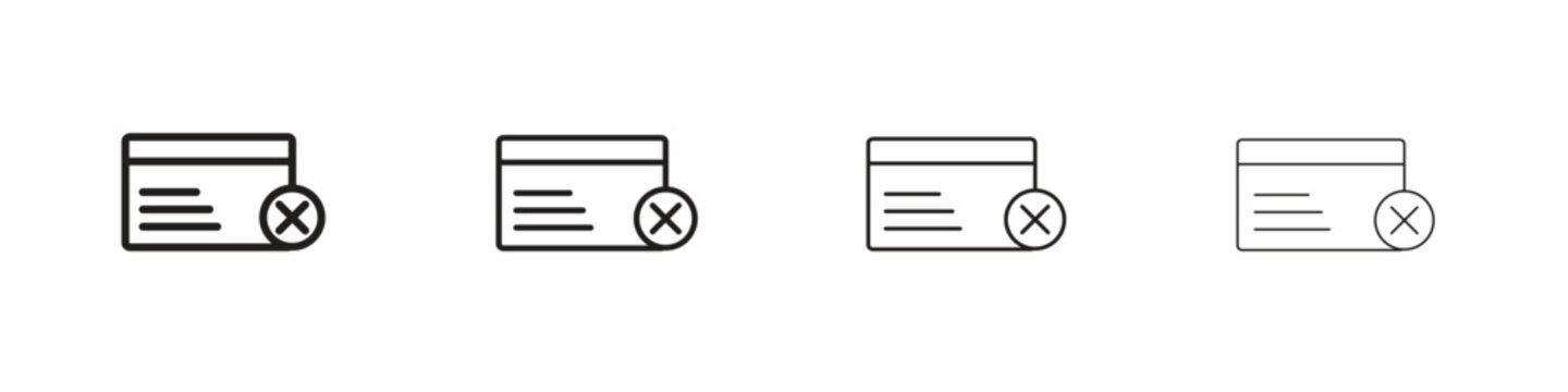 Credit limit icon vector illustration. EPS 10 editable vector.