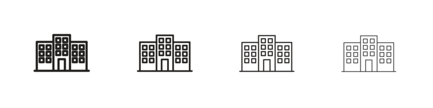 Company icon vector illustration. EPS 10 editable vector.