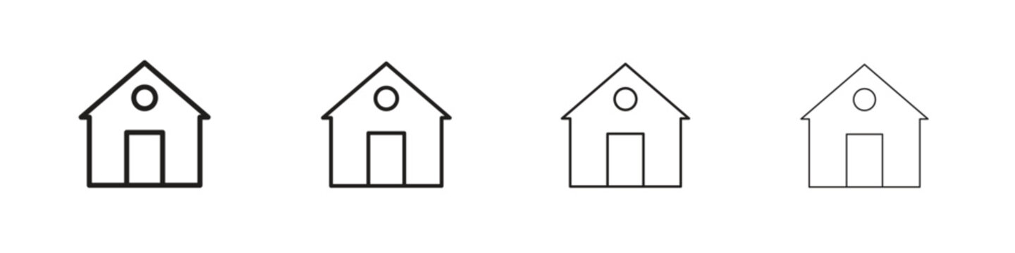 Chalet icon vector illustration. EPS 10 editable vector.