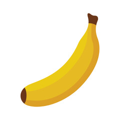 Delicious banana vector design isolated on white background