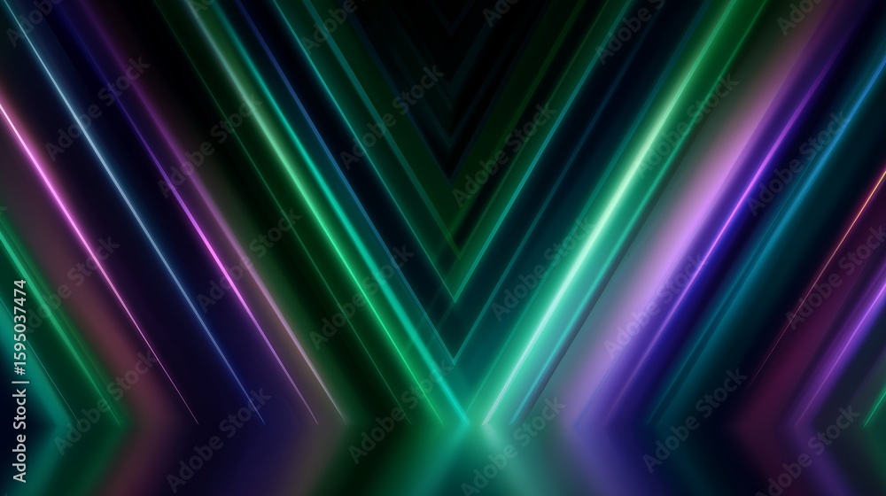 Poster vibrant abstract pattern with diagonal lines creating a dynamic effect in deep colors