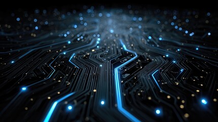 Modern Circuit Board Loading Animation