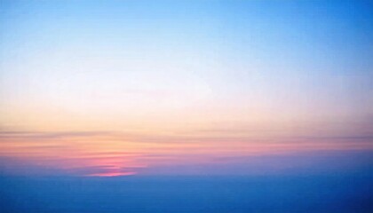 Fototapeta premium Amazing Sunrise Sky Background – Soft Clouds in Gentle Colors