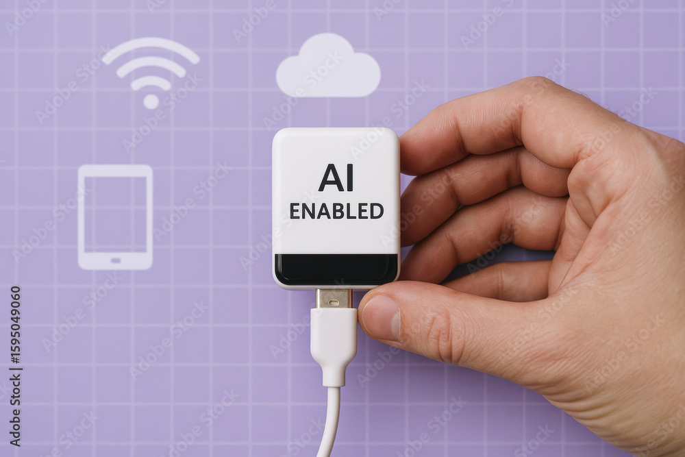 Poster ai enabled technology and connectivity spark innovation network and internet data solutions