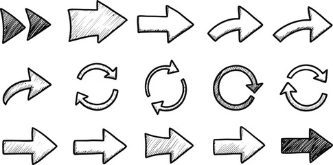 set of arrow icons