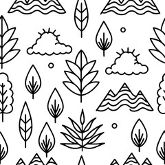 Seamless Eco Pattern Bundle