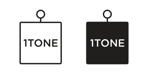 Tonne icon Vector isolated design element. EPS10
