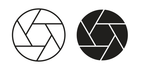 Shutter icon Vector isolated design element. EPS10