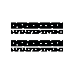 foam black flat icon for digital and print projects. Building materials.