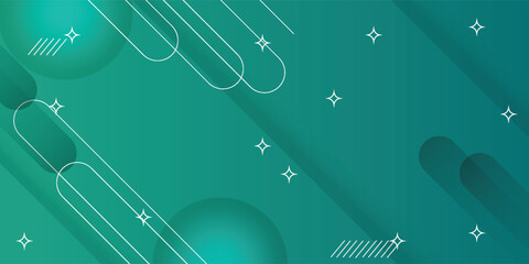 Futuristic teal abstract background with glowing stars, lines, and geometric elements. Ideal for technology, modern, abstract, and digital designs.