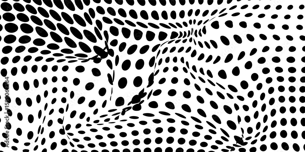 Poster wave grunge halftone gradient background. wavy lines background. halftone pattern. monochrome gradie