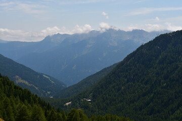 Schöne Landschaft im Ultental in Südtirol 