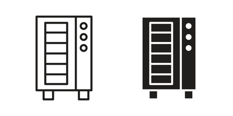 Infrared heat cabin icon Vector isolated design element. EPS10