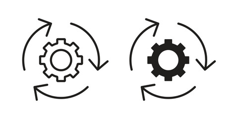 Implementation icon Vector isolated design element. EPS10