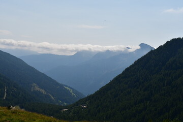 Schöne Landschaft im Ultental in Südtirol 